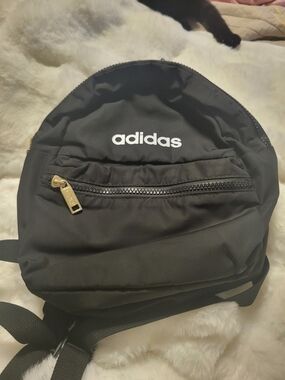 adidas Black Mini Backpack - Classic Logo
